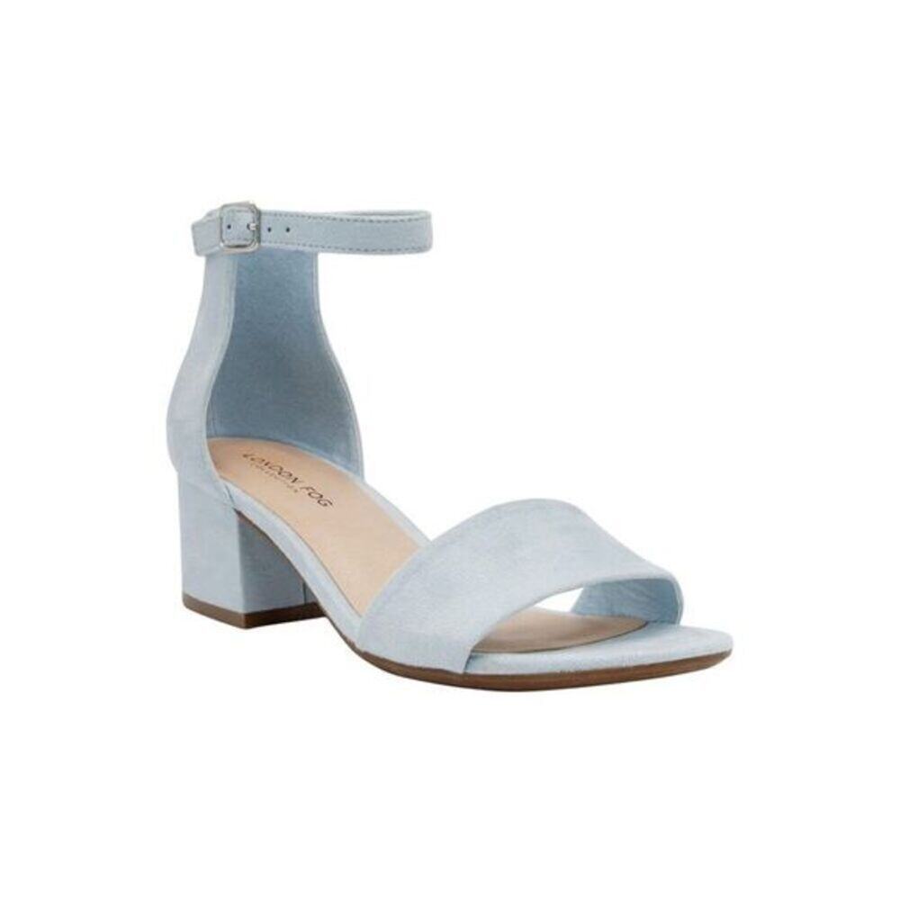 London Fog Women’s Sandals sz 7 Block Heel NEW # box 454